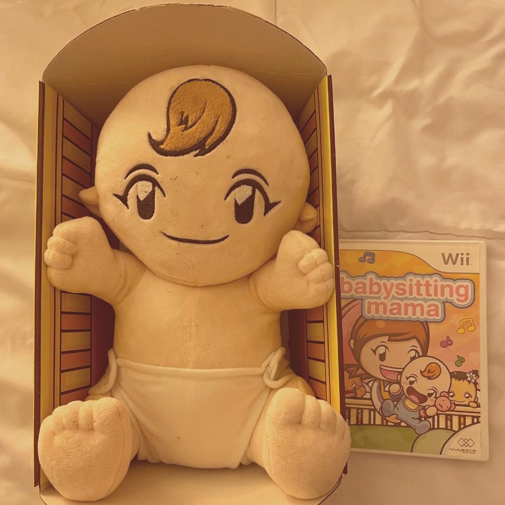 Babysitting Mama Wii and baby doll - Great condition - used only few times